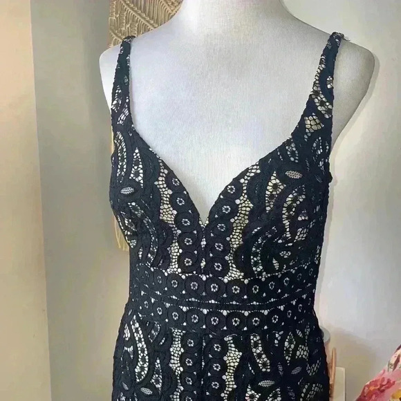 Lover the Label Poppy Sweetheart Lace Midi Cocktail Dress - Picture 5 of 10